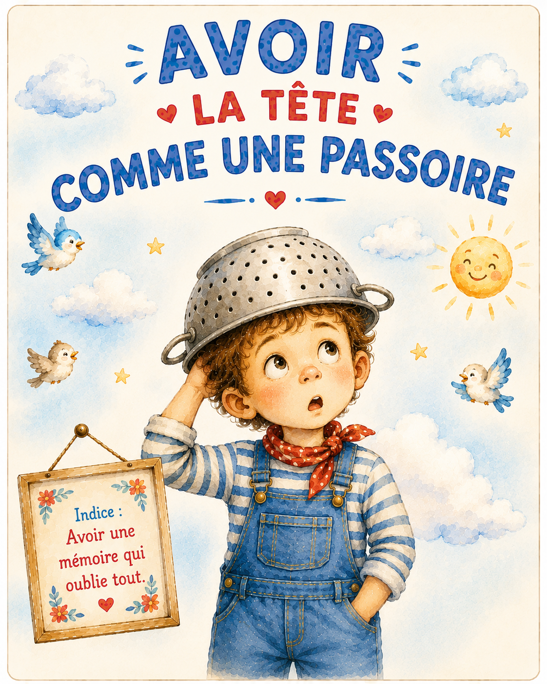 Les expressions françaises illustrées – 80 cartes A6 PDF