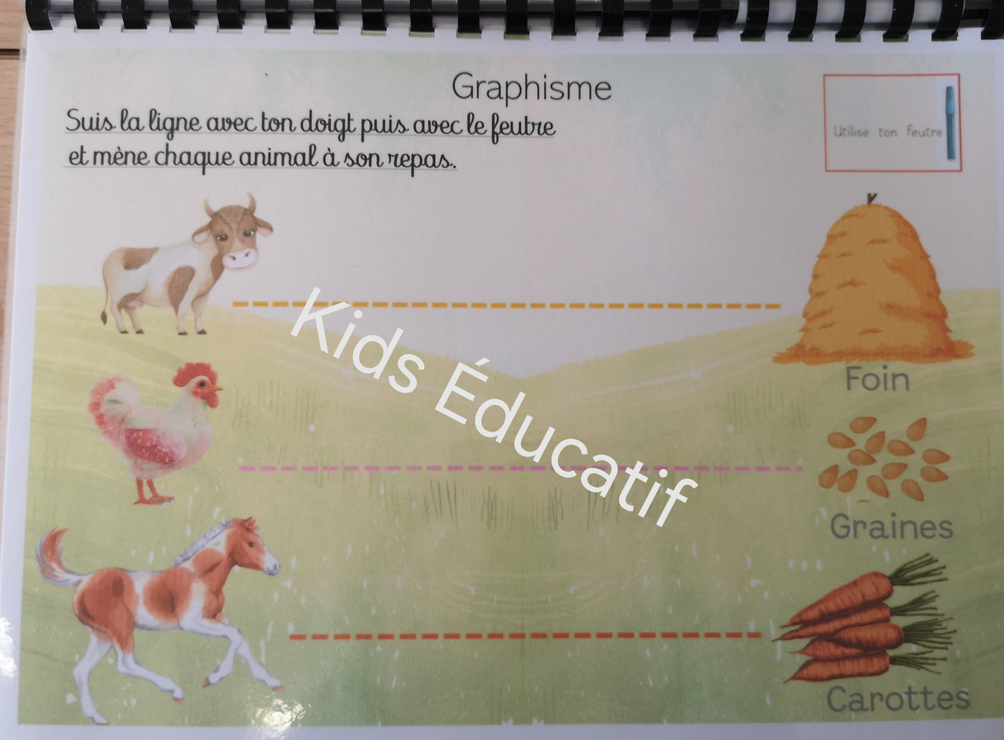 Mes petites mains découvrent la ferme – Cahier d’activités 2-3 ans