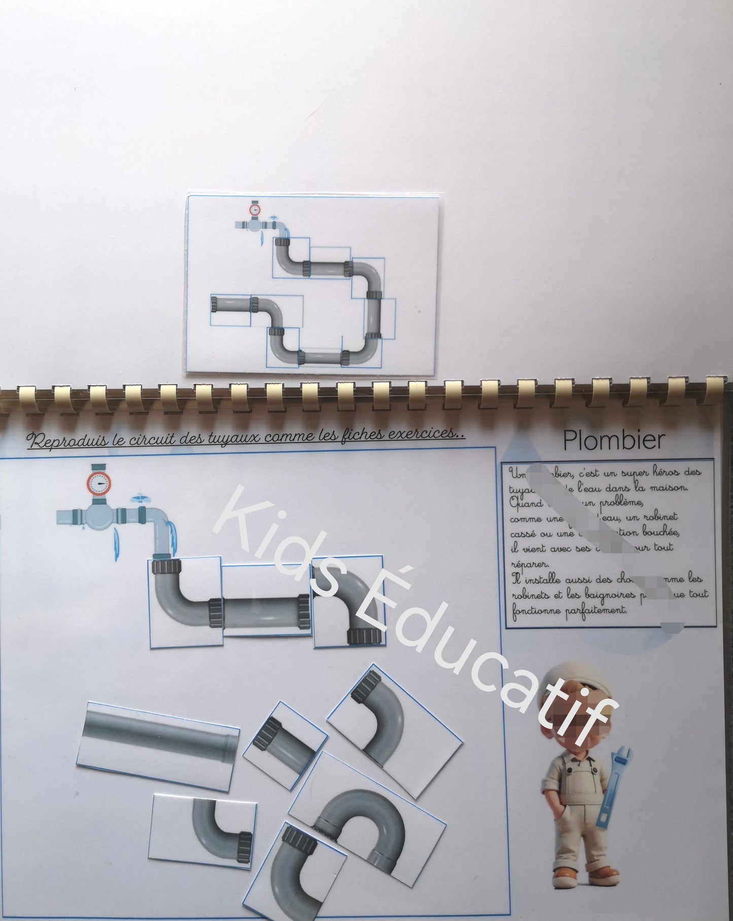Mes petites mains découvrent les métiers – Cahier d’activités 5-6 ans