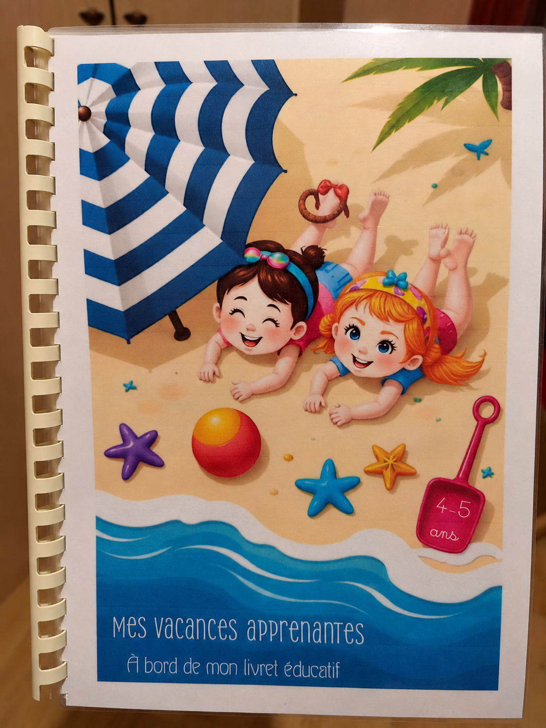 Livret de Vacances – Thème Plage | 3-5 ans