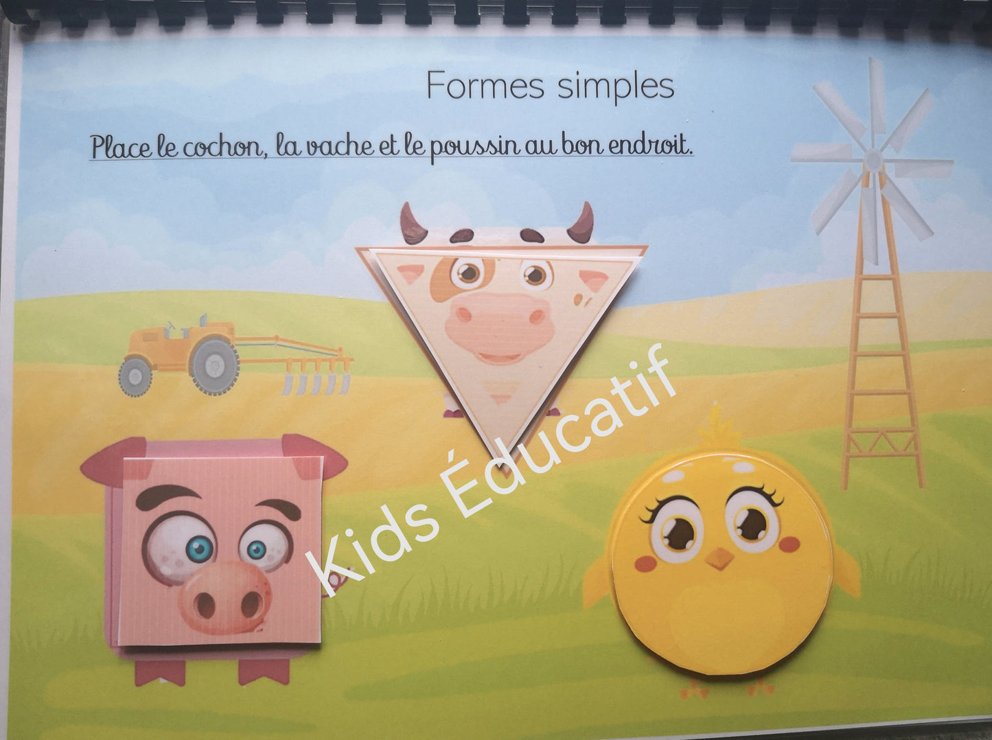 Livret éducatif, thème ferme