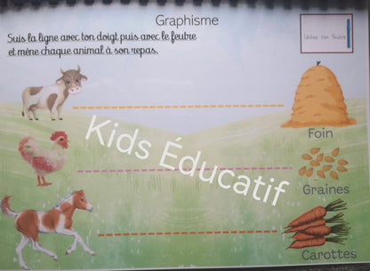 Livret éducatif, thème ferme