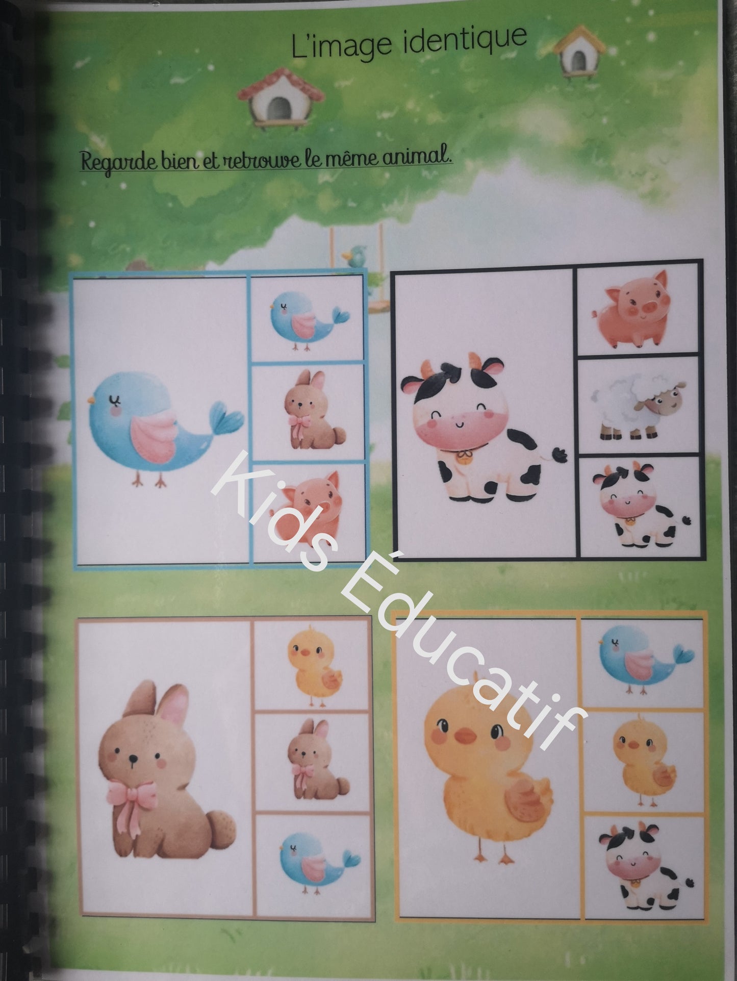 Livret éducatif, thème ferme