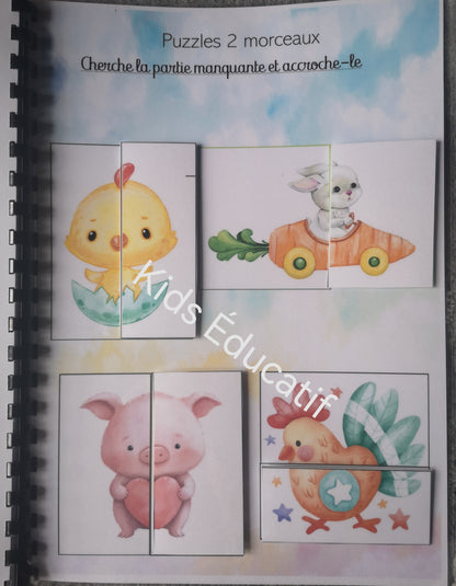 Livret éducatif, thème ferme