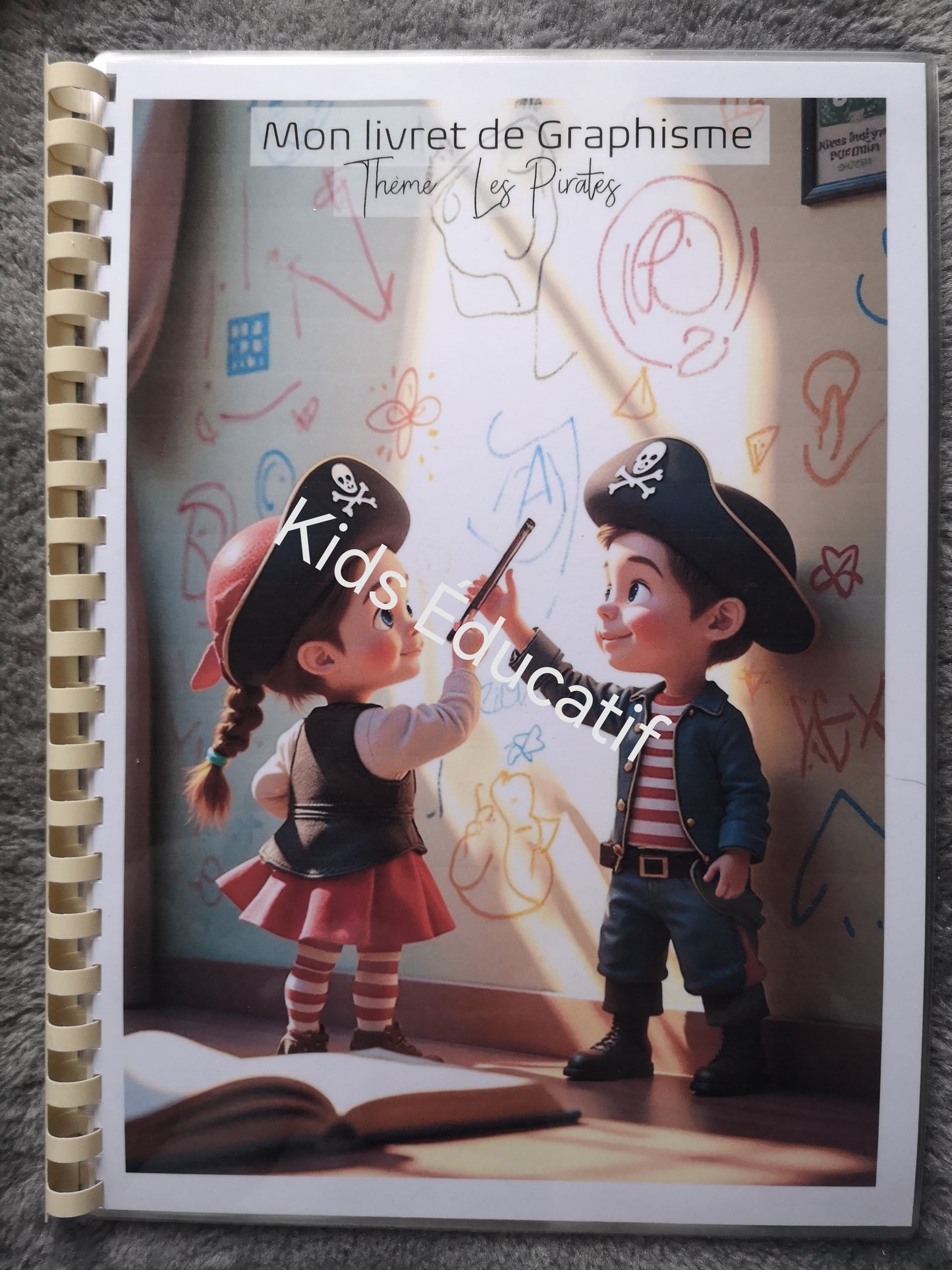 Livret d'avtivités 100% graphisme , thème Pirate
