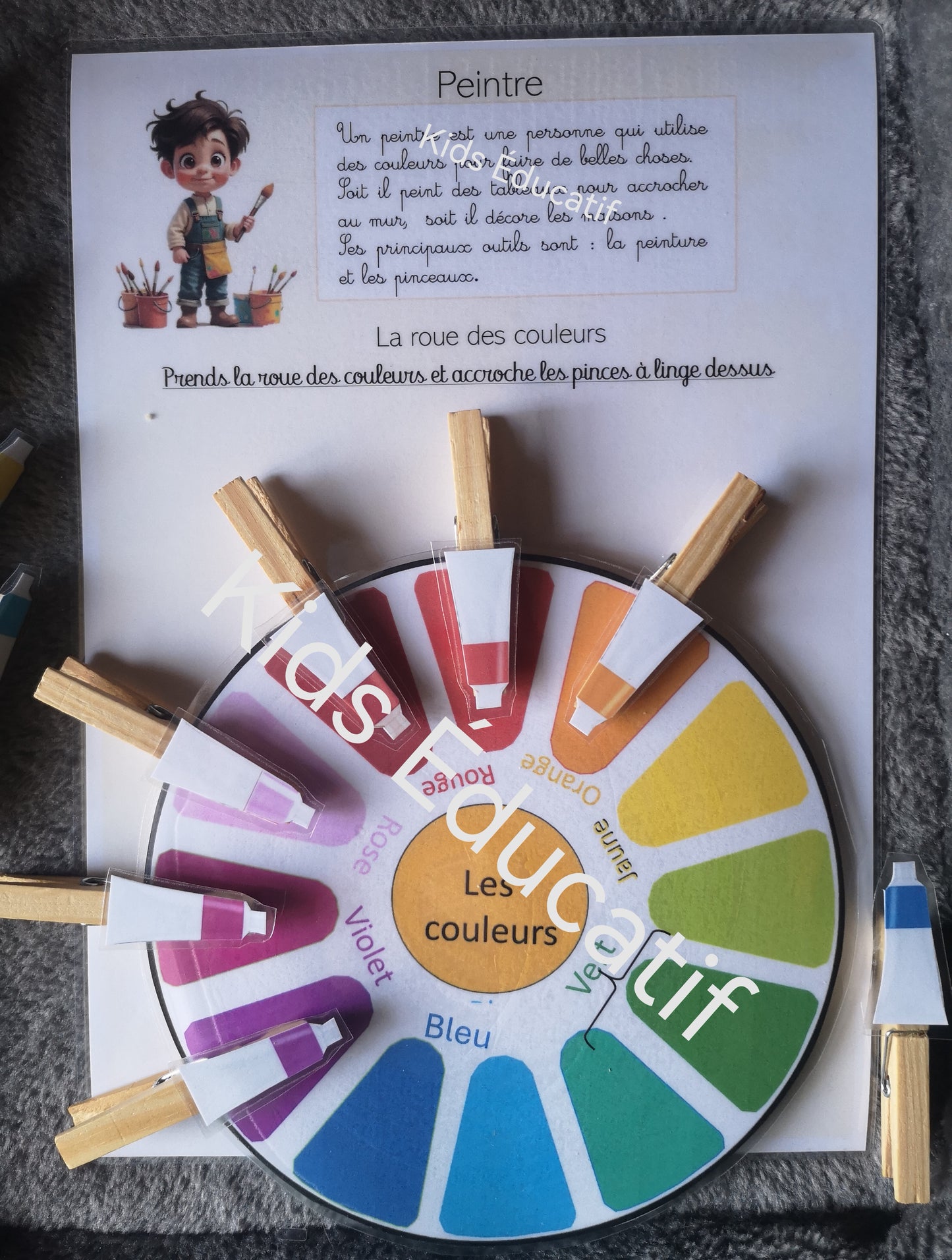 Mes petites mains découvrent les métiers – Cahier d’activités 3-4 ans
