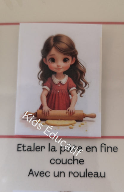 Livret de recettes pas à pas pour enfants dès 3 ans – cuisiner en autonomie