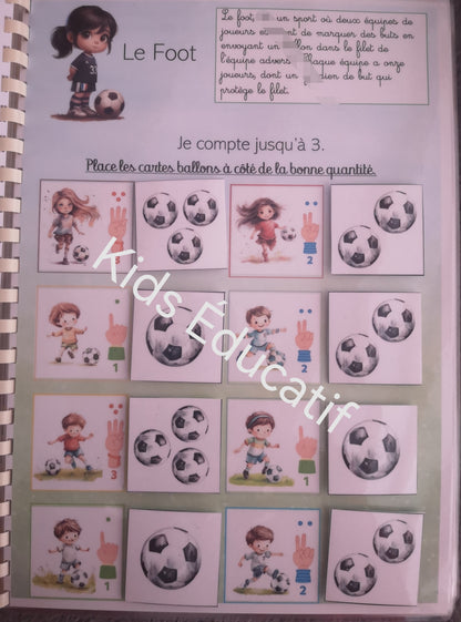 Sports et loisirs 3-6 ans – Kit d'activités, matériel inclus