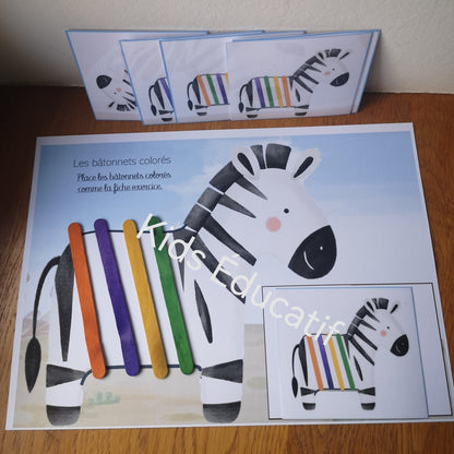 Livret éducatif,  " mon coffre à jouets"-  motricité fine 3-4 ans