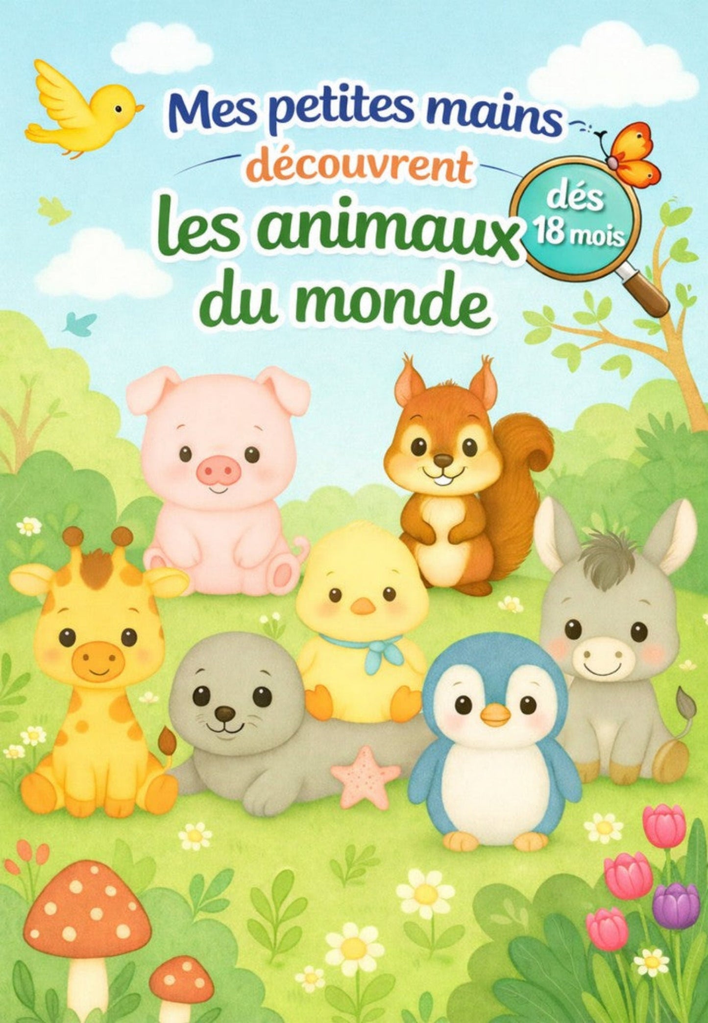 Mes petites mains découvrent les animaux du monde – Imagier dès 18 mois