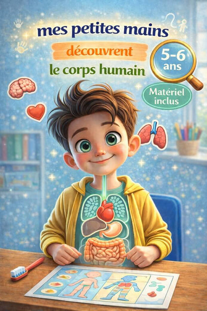 Mes petites mains "corps humain" - cahier d'activités 5-6 ans