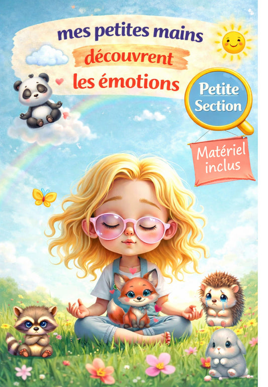 "Les émotions" livret  3-4 ans, pour apprendre à contrôler ses émotions.
