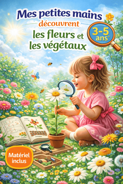 🌿 Fleurs & végétaux  3-5 ans - Matériel inclus