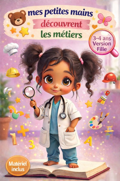 Mes petites mains découvrent les métiers – Cahier d’activités 3-4 ans