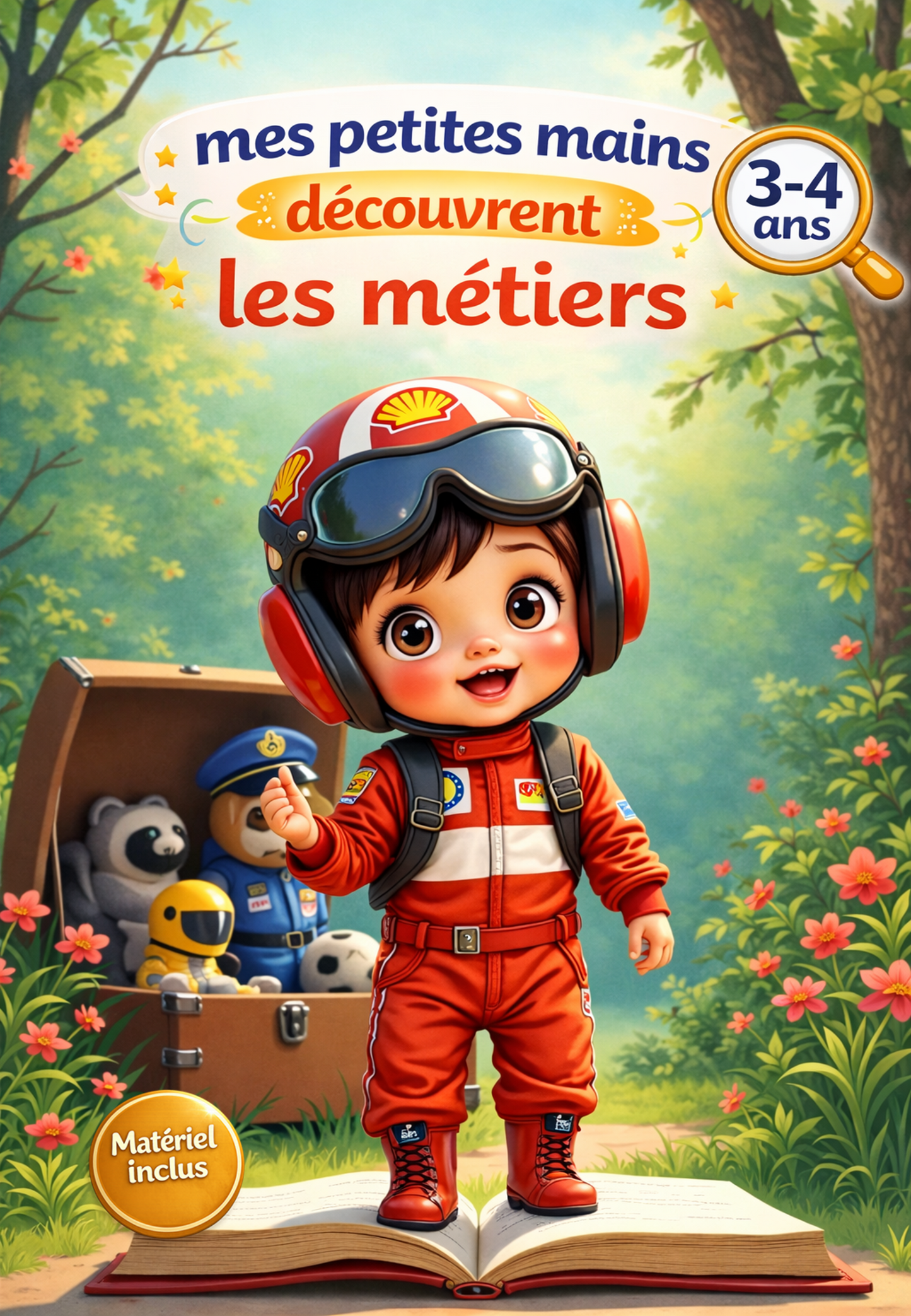 Mes petites mains découvrent les métiers – Cahier d’activités 3-4 ans