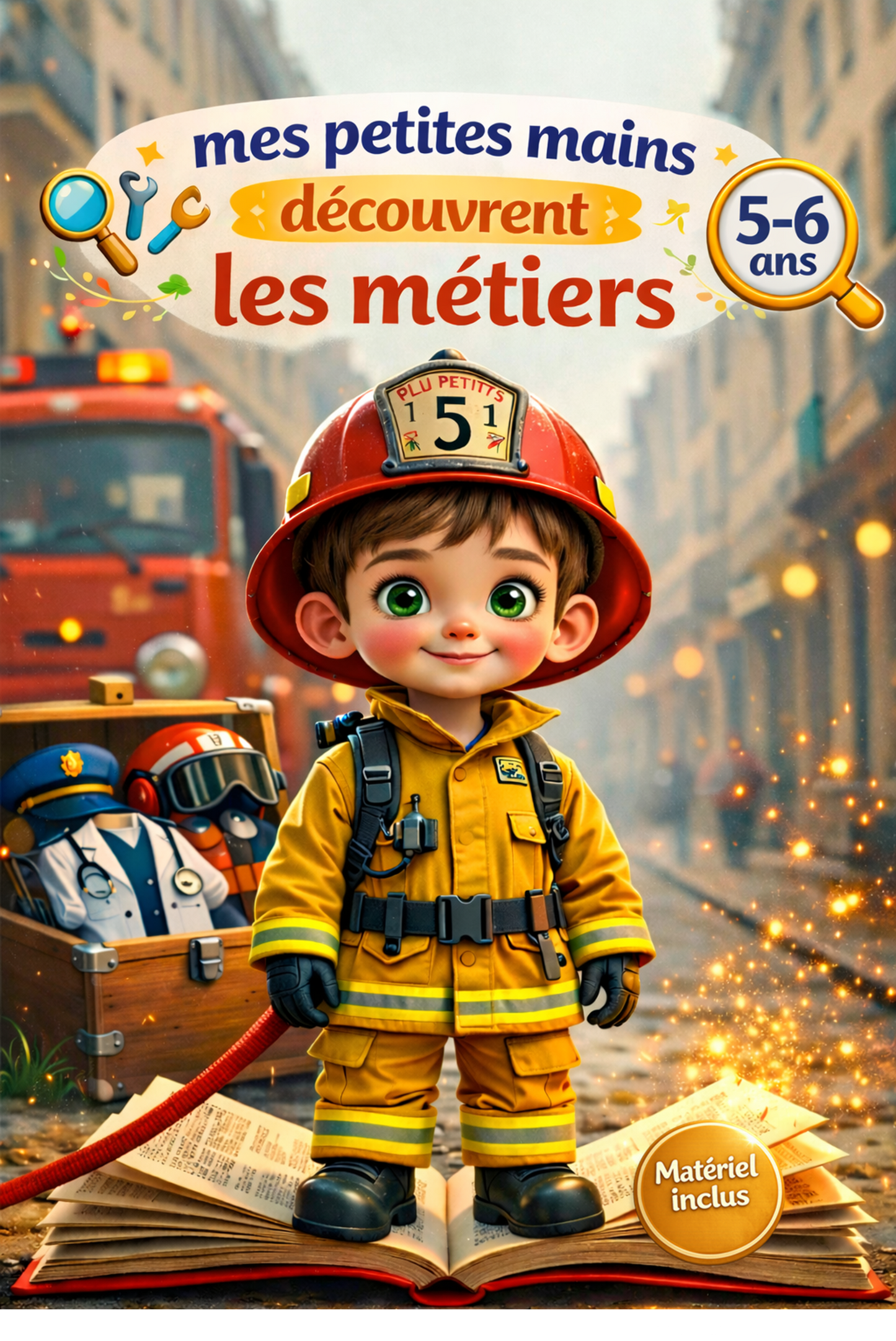 Mes petites mains découvrent les métiers – Cahier d’activités 5-6 ans