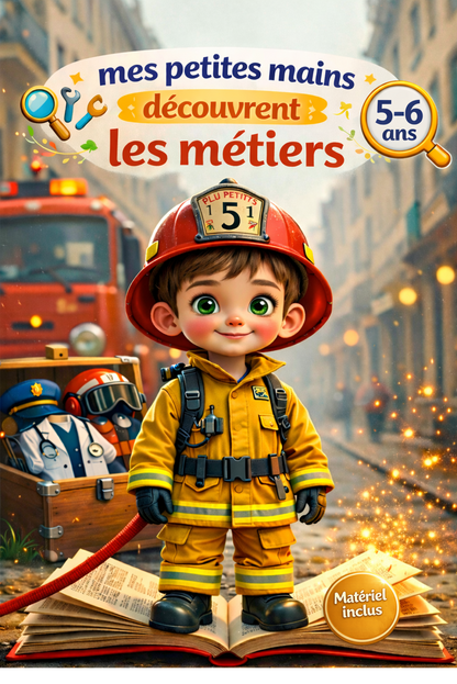 Mes petites mains découvrent les métiers – Cahier d’activités 5-6 ans