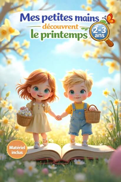 🌸 Printemps  2-3 ans | Matériel inclus