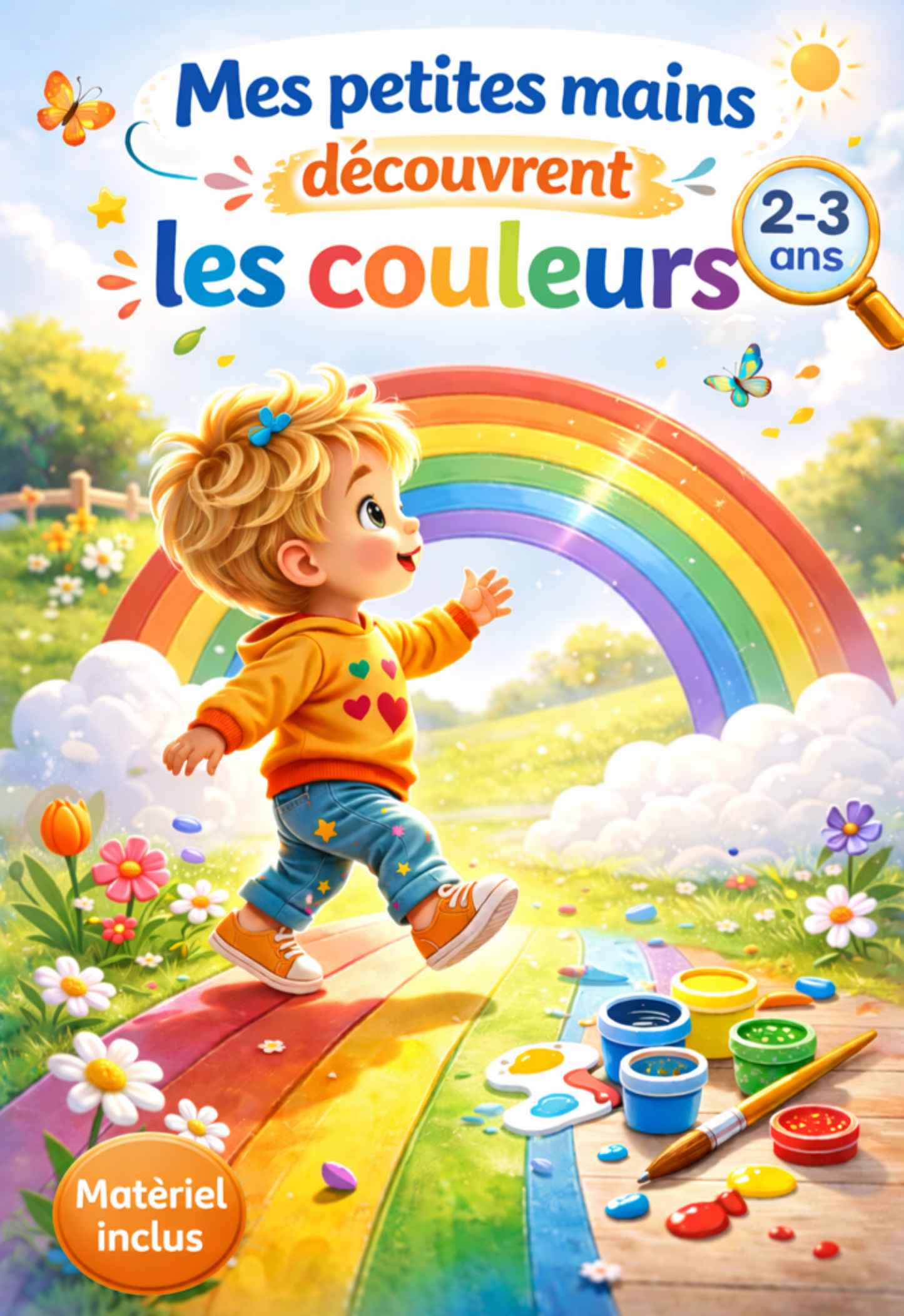 Activités couleurs 2–3 ans – Livret avec matériel inclus | Mes petites mains
