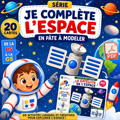 Je Complète l'Espace en Pâte à Modeler (PDF)