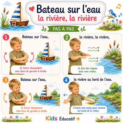 Comptines à mimer – 15 cartes gestuelles (version papier)