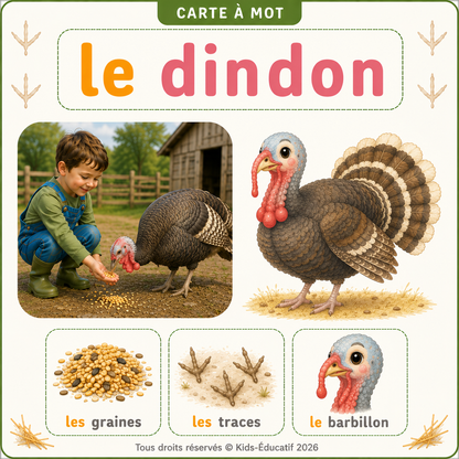 Carte à mot – La ferme PDF