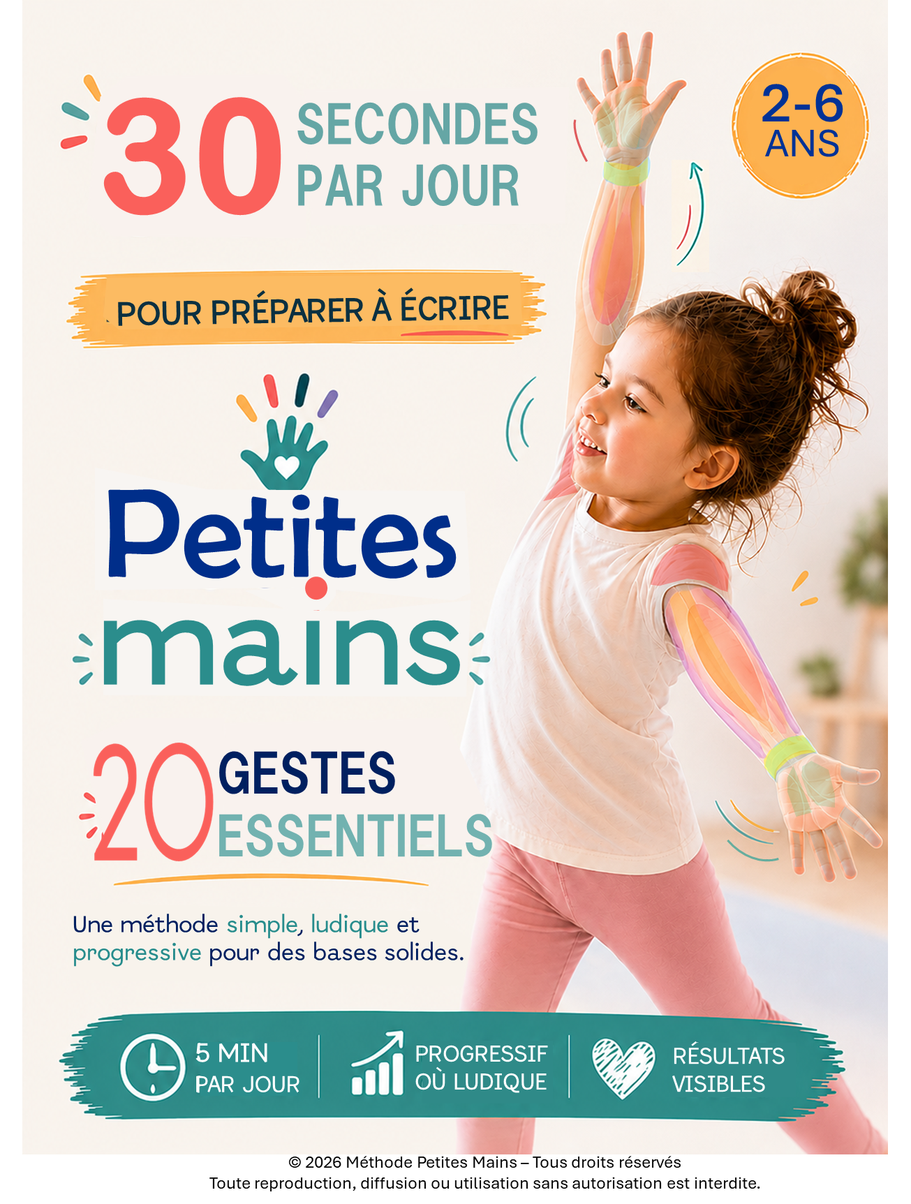 Méthode Petites Mains – 20 Fiches Pas à Pas | Version papier