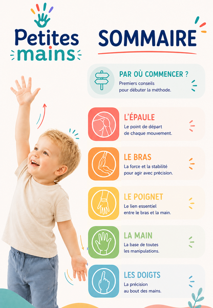 Méthode Petites Mains – 20 Fiches Pas à Pas | Version papier