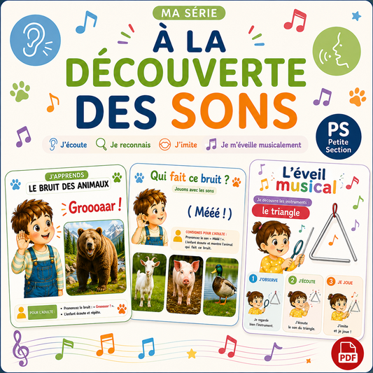 Ma série À la découverte des sons - PS PDF couverture