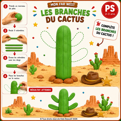 Mon Far West – Les branches du cactus – PS 2-3 ans