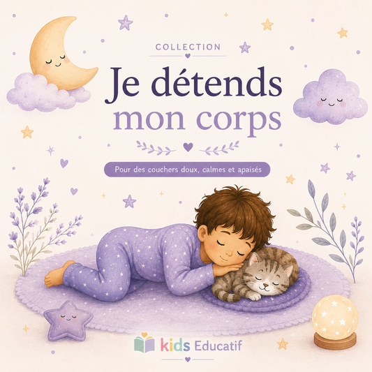 Je détends mon corps – 20 cartes d'exercices avant le coucher à télécharger en PDF
