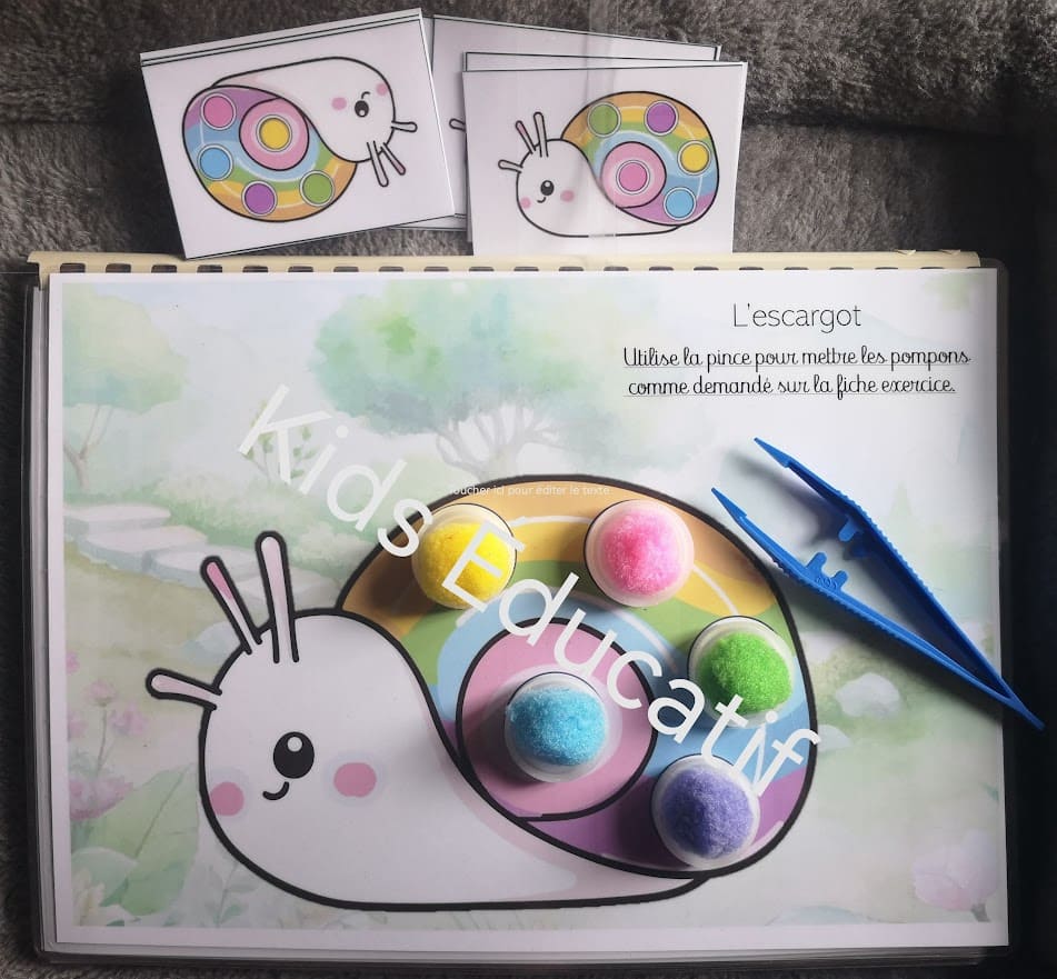 🌸 Printemps  3-4 ans | Matériel inclus