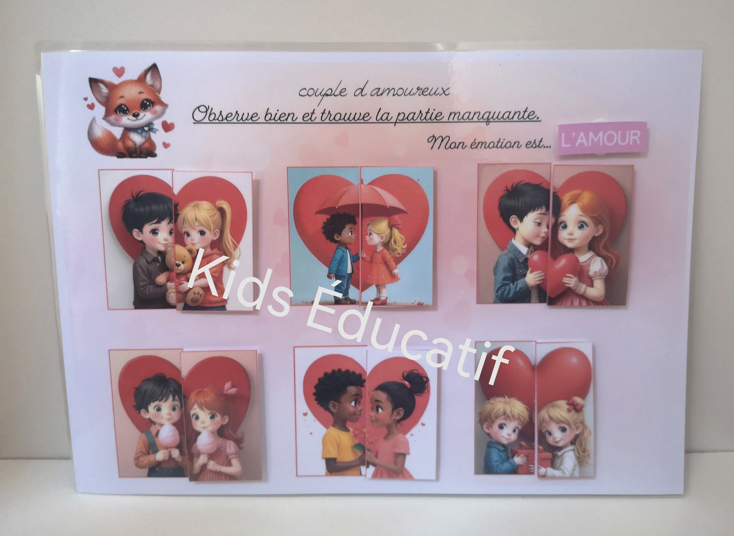 "Les émotions" 5-6 ans. livret pour apprendre à reprendre le contrôle de ses émotions
