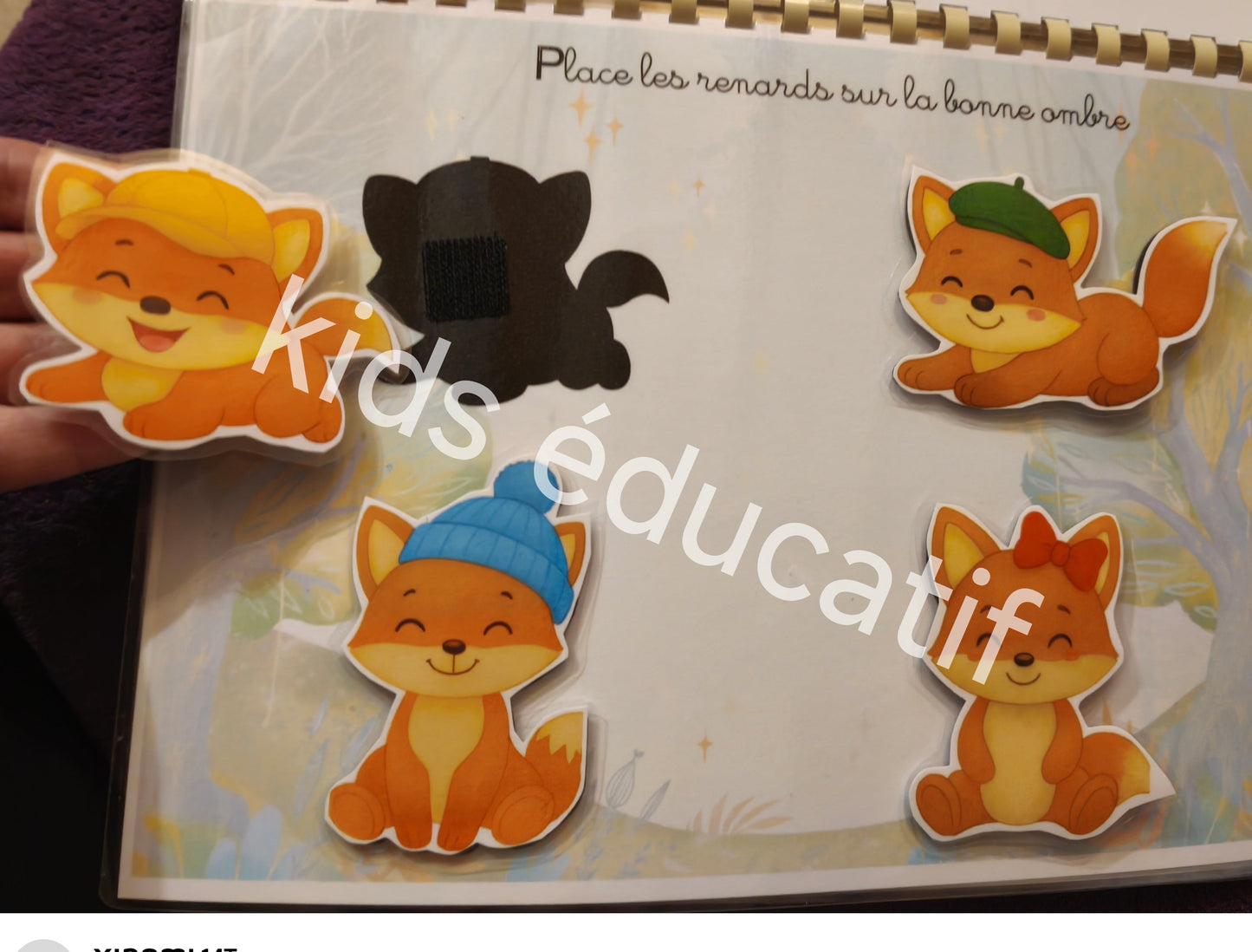 Livret éducatif personnalisé avec le doudou de votre enfant