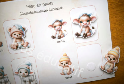 LIvret personnalisé "cadeau de Naissance jusqu'à 18 mois ,thème ourson