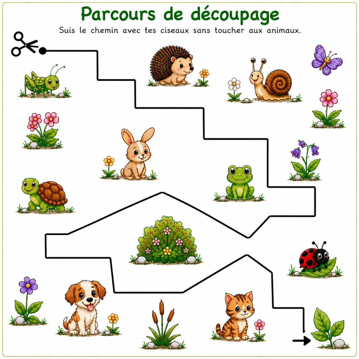 Fiches de découpage – Attention aux petites bêtes. Des créations à conserver