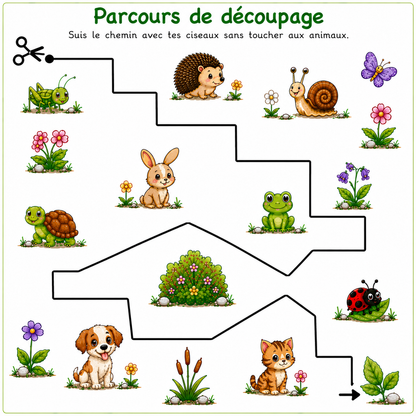 Fiches de découpage – Attention aux petites bêtes. Des créations à conserver