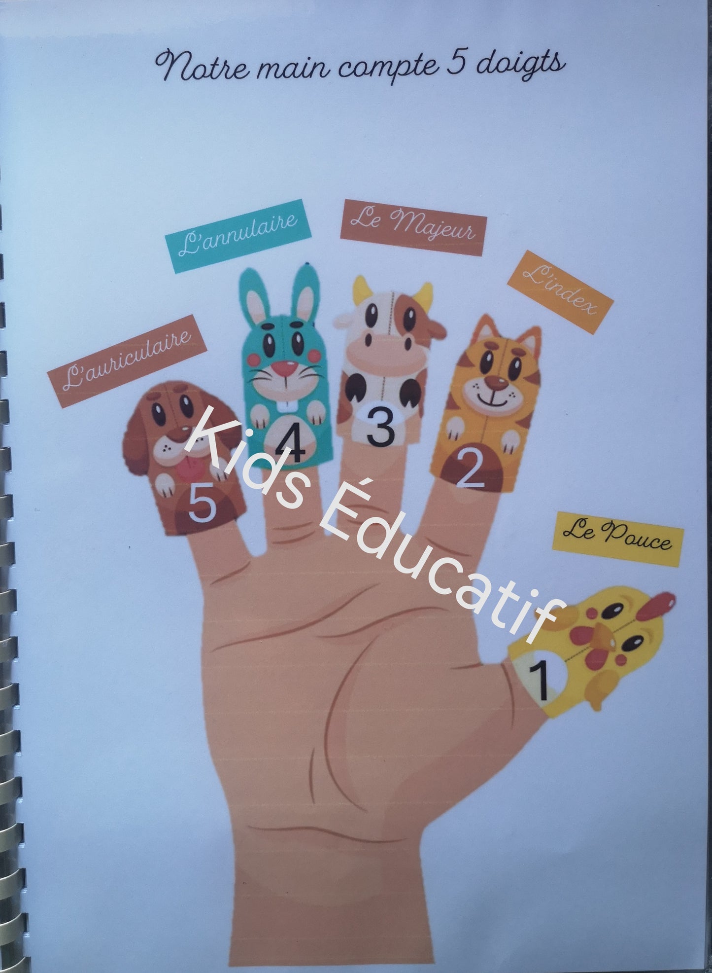 Mes petites mains" corps humain"- cahier d'activités 3-4 ans
