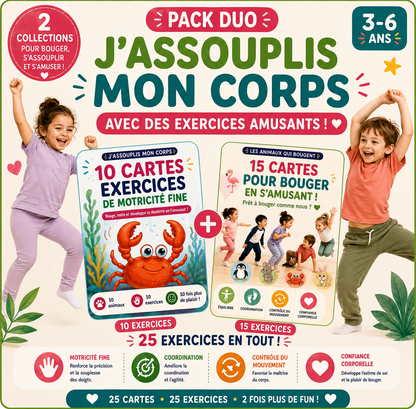 Pack Duo – Animaux qui bougent + J'imite les Animaux