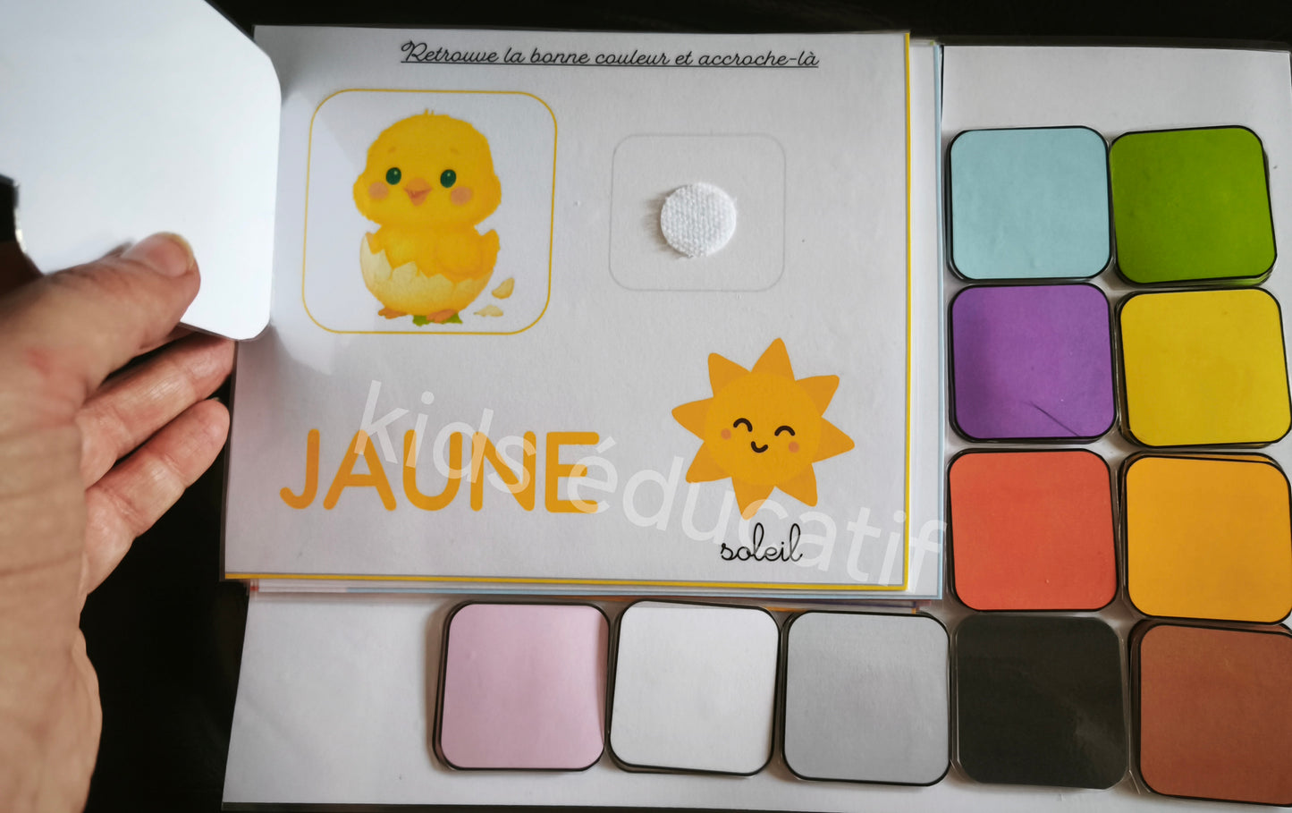 j'apprends les couleurs avec les animaux, dès 18 mois