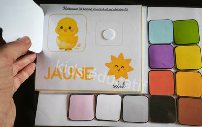 j'apprends les couleurs avec les animaux, dès 18 mois