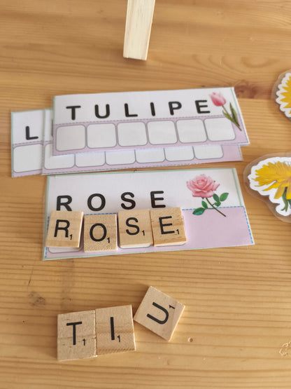 🌿 Fleurs & végétaux  3-5 ans - Matériel inclus