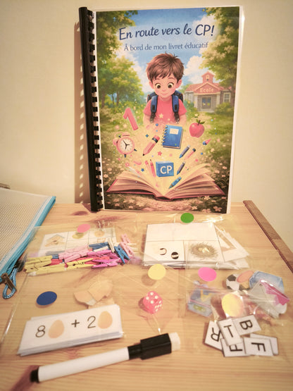 "en route vers le CP, la grande aventure commence ! " livret éducatif, 5-6  ANS