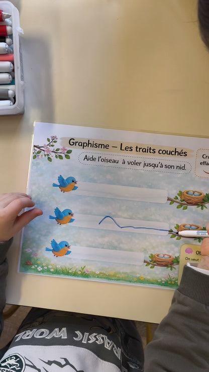 Mes petites mains se préparent pour l'écriture- cahier spécial graphisme- Petites section