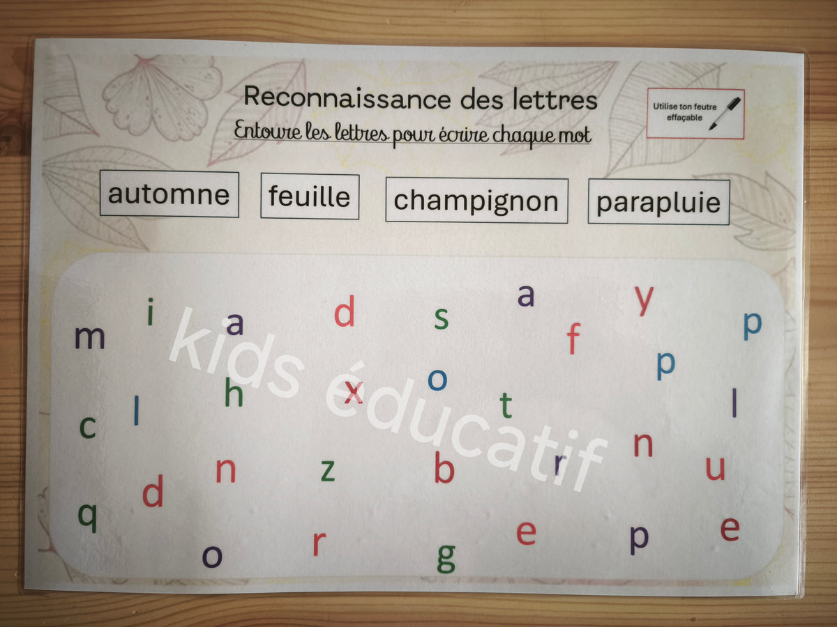 Livret Automne maternelle 4-5 ans – Jeux et activités pédagogiques