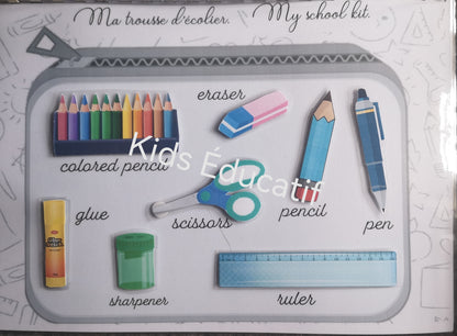 Apprentissage de l'anglais, livret multi-activités.