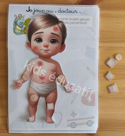 Mes petites mains se préparent pour la maternelle – Cahier d’activités réutilisable 2-3 ans