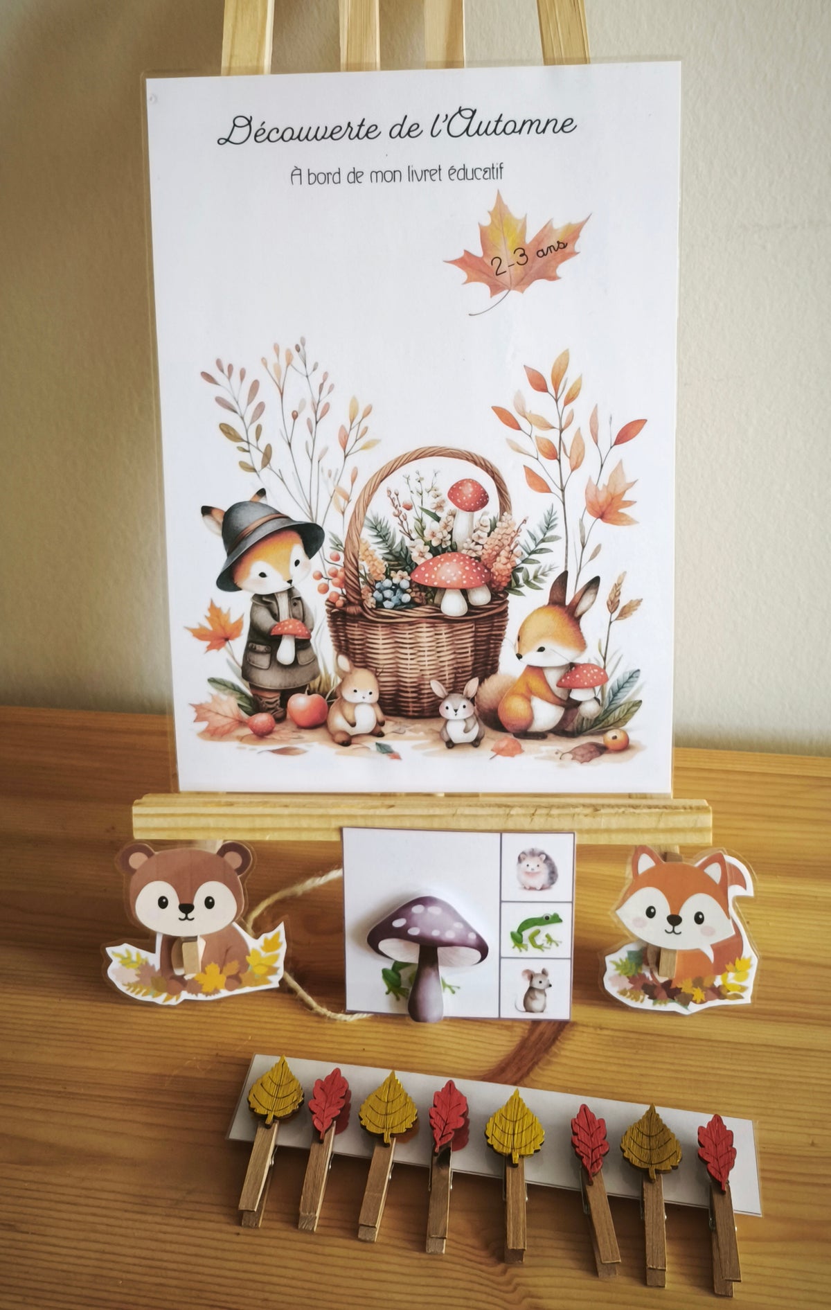 livret éducatif pour la maternelle "automne", Multi activités,2-3ans