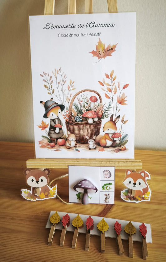 livret éducatif pour la maternelle "automne", Multi activités,2-3ans