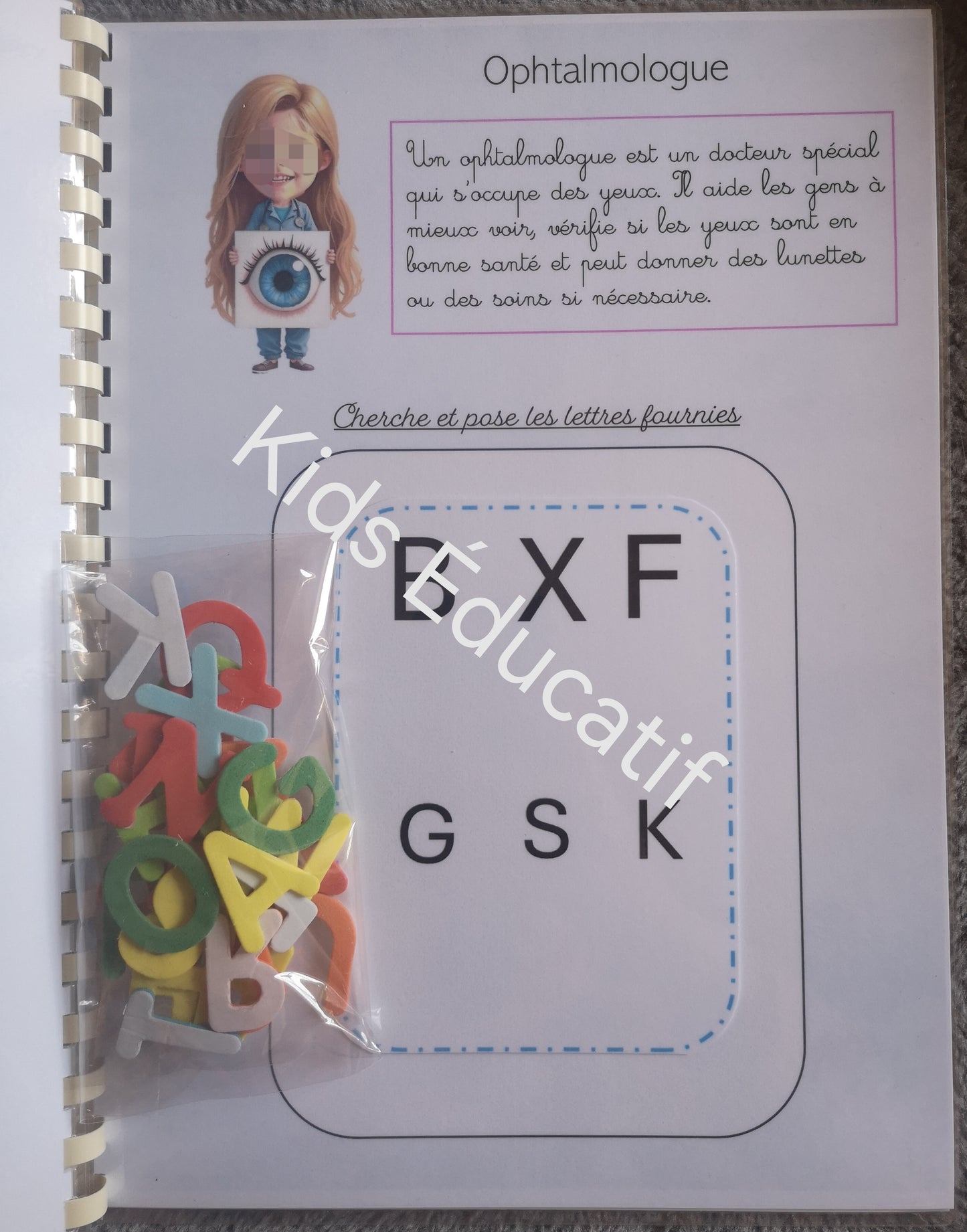 Mes petites mains découvrent les métiers – Cahier d’activités 3-4 ans